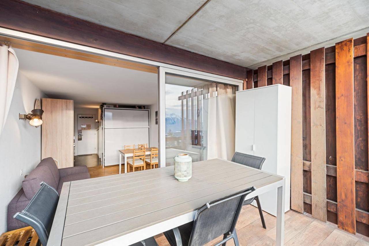 Chaleureux Studio A Anzere, Accessible A Ski, Proche De Tout Buitenkant foto