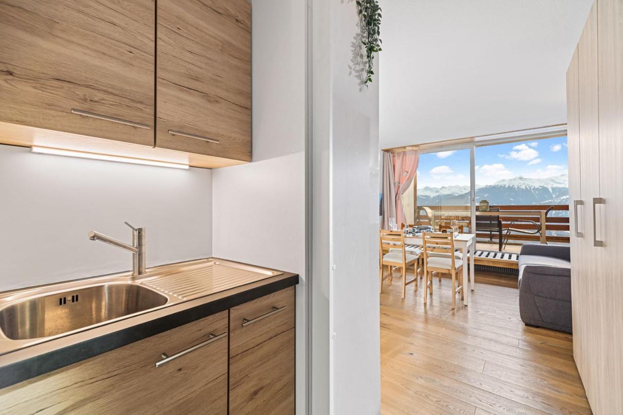 Chaleureux Studio A Anzere, Accessible A Ski, Proche De Tout Buitenkant foto