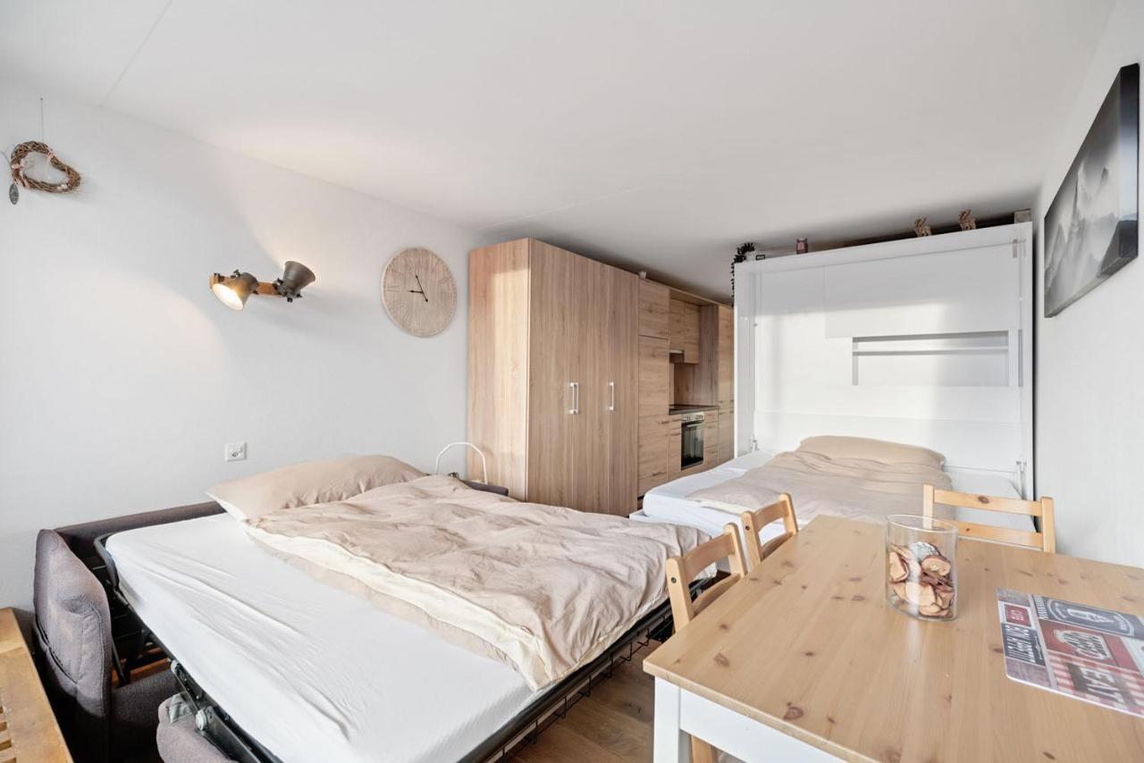 Chaleureux Studio A Anzere, Accessible A Ski, Proche De Tout Buitenkant foto