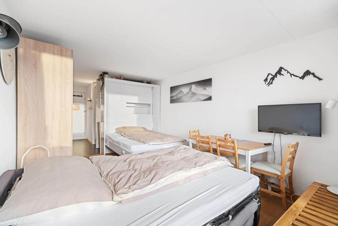 Chaleureux Studio A Anzere, Accessible A Ski, Proche De Tout Buitenkant foto