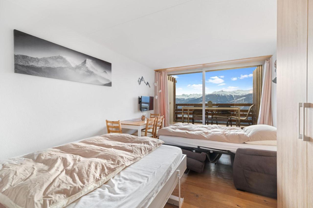 Chaleureux Studio A Anzere, Accessible A Ski, Proche De Tout Buitenkant foto